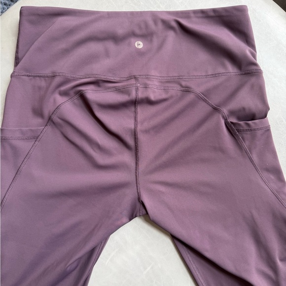 90 Degree By Reflex Purple Lavender Leggings sz Large - Picture 4 of 6